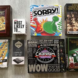Bundle Of Board Games- $25