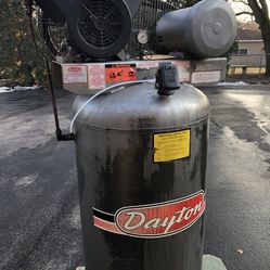 Used Air Compressor 220 Volts 3Phase 80 Gallons Dalton 750 Or Best Offer Pick Up Only