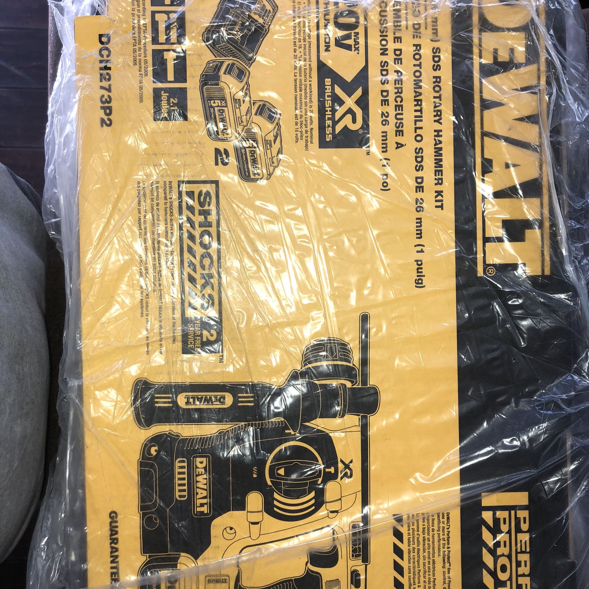 Dewalt DCH273P2 20 volt Rotary Hammer Kit XRT KIT NIB