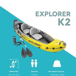 Intex Explore K2 Inflatable Kayak 2 Person