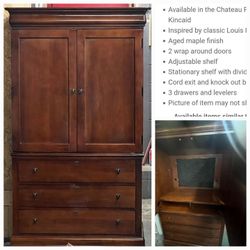 Kingcaid 2pc Armoire for Sale 
(real wood)
