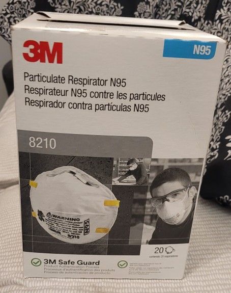 3M 8210 N95 Particulate Respirator Masks