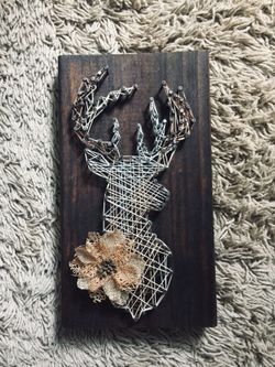 Deer Head String Art