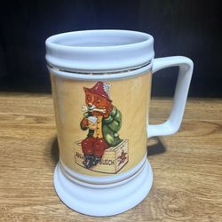 Bevo Fox Stein Mug Anheuser Busch St. Louis Missouri Ceramic