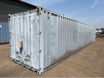40 FOOT USED STD  8’6 TALL AS-IS  SHIPPING CONTAINER