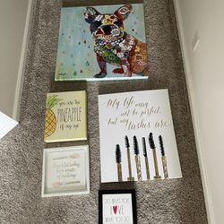 Canvas and picture frames