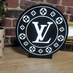 Louis Vuitton Black White Business Sign Collectors Store 