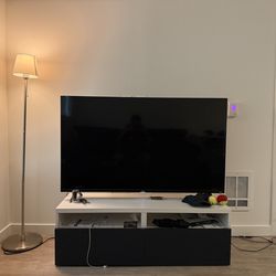 L shaped couch + center table+ TV stand