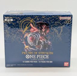 One Piece TCG - OP-03 Pillars of Strength English Booster Box - New & SEALED
