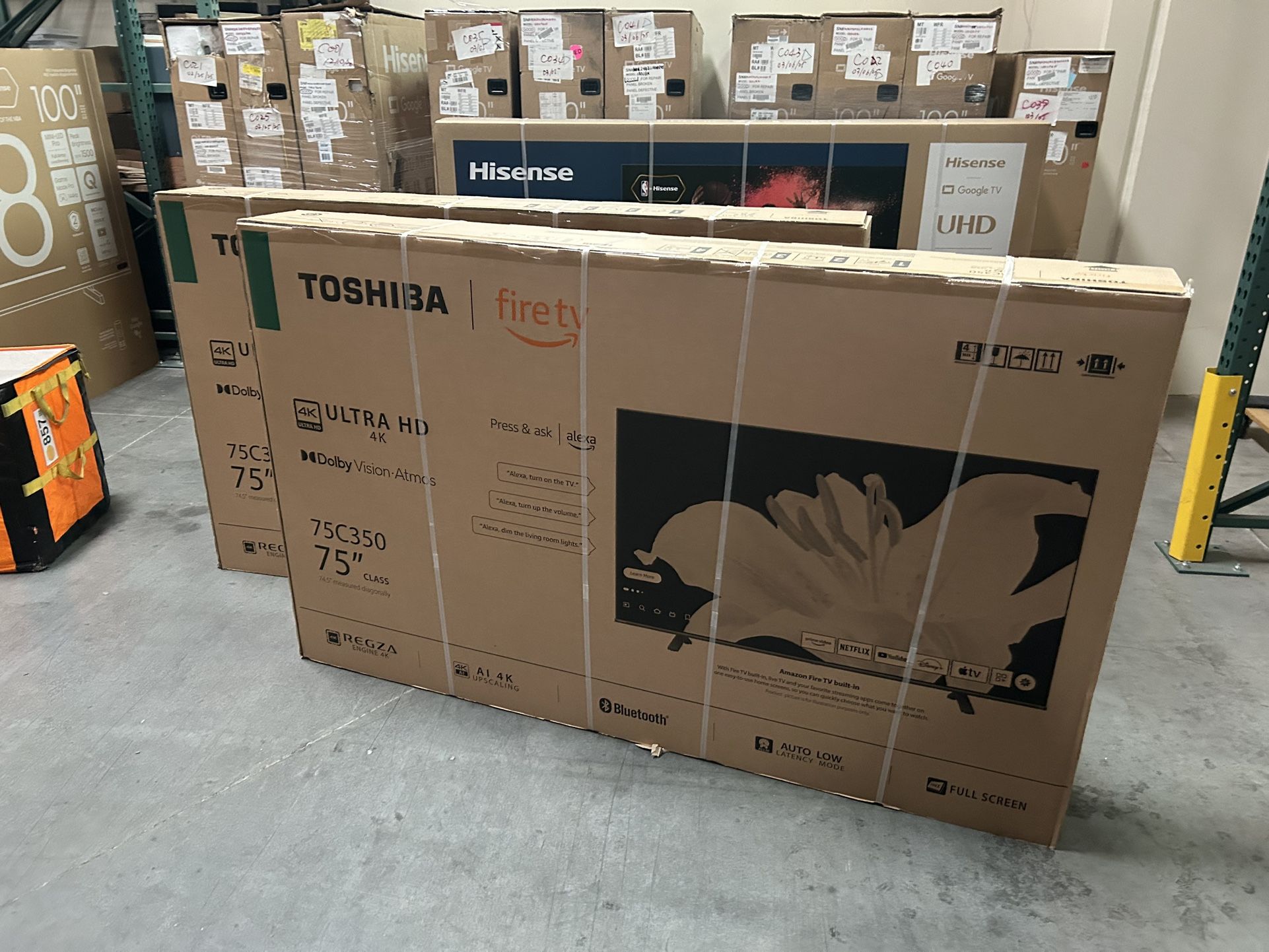 TOSHIBA 75 INCH SMART TV 4K