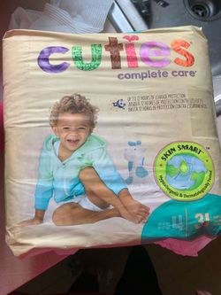 Size 4 diapers cuties brand