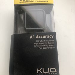 kliq ubertuner clip on instrument tuner