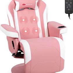 Pink gaming chair