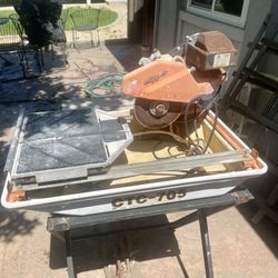 Tile Saw and Table