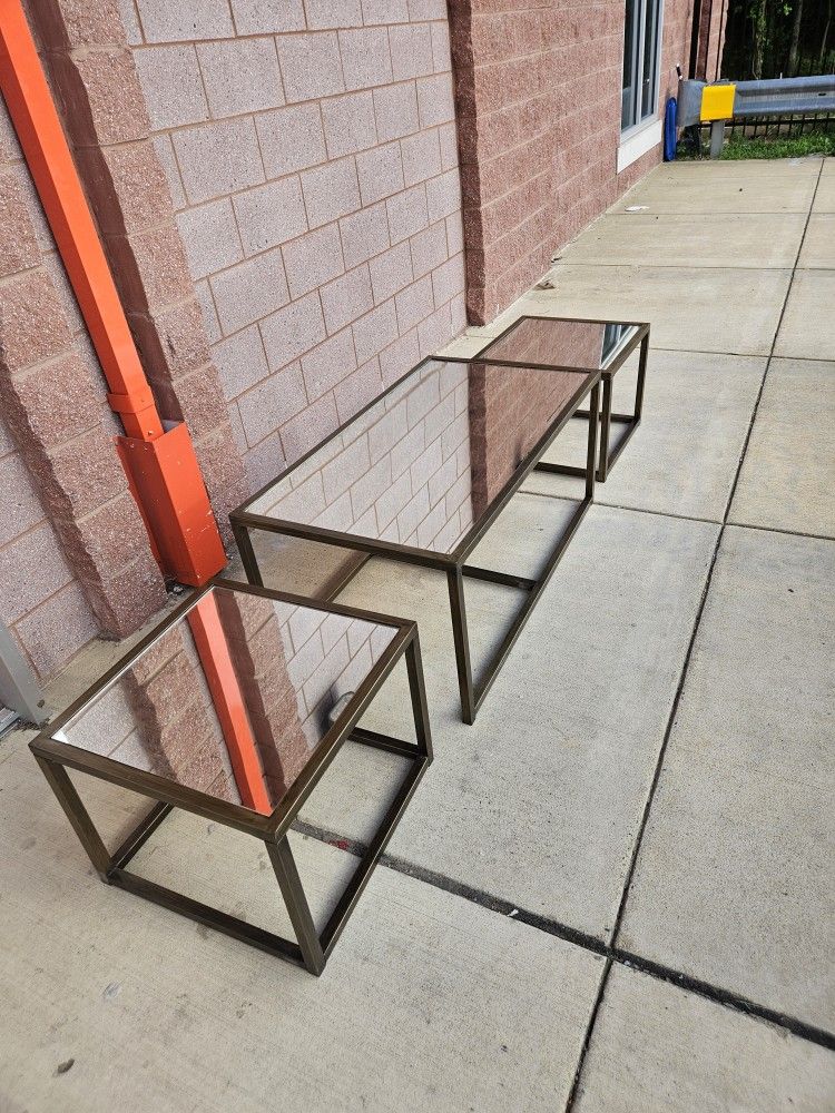 Ceter Table & End Table Glass Top 