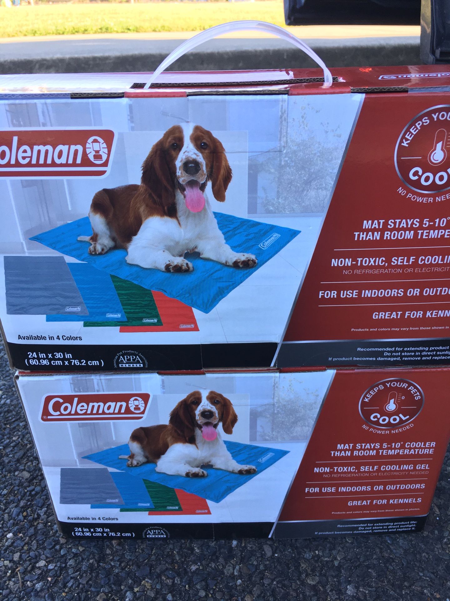 Coleman 24inx30 in Dog Cooling Mat Brand New Sealed Box 