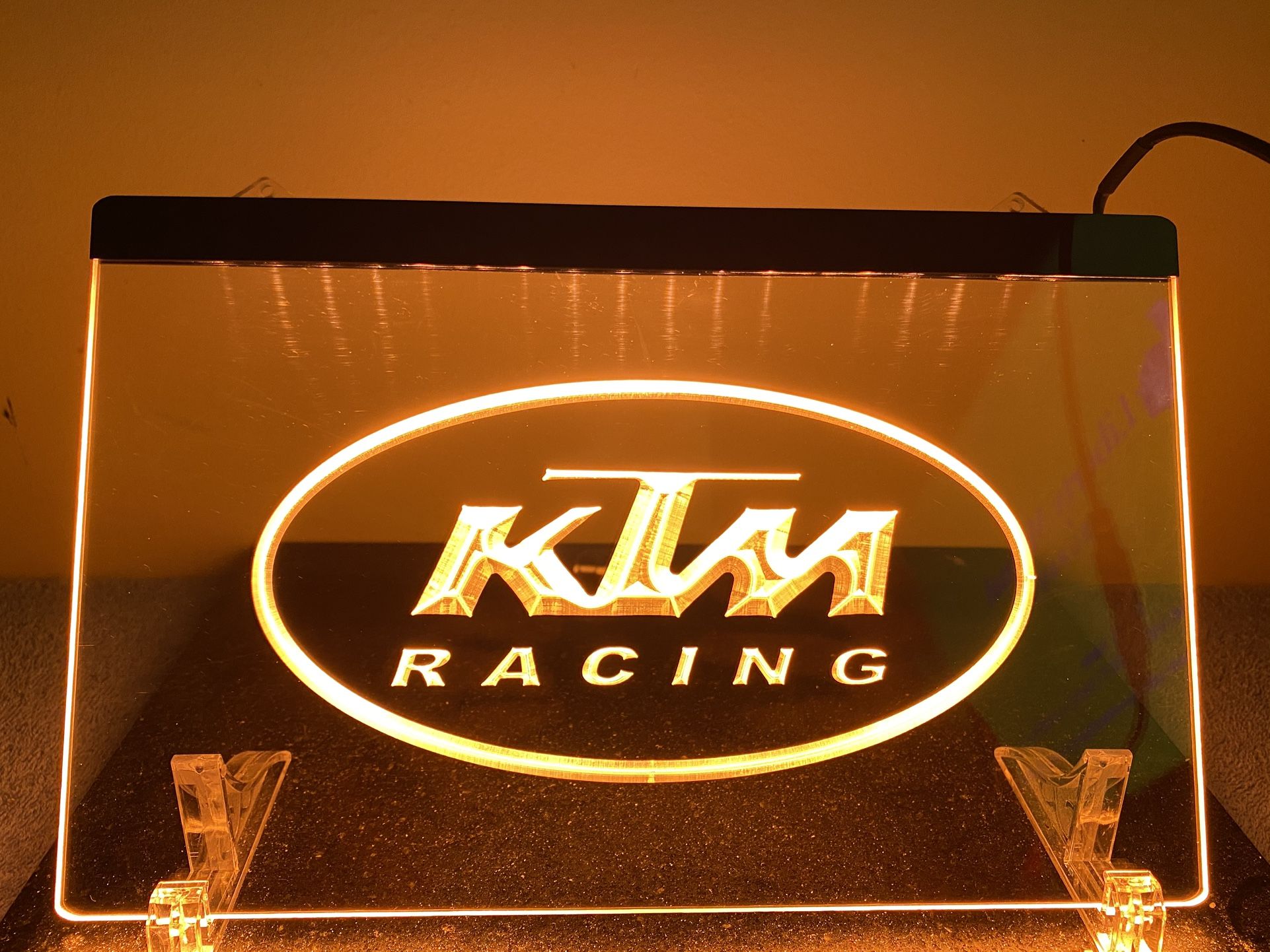KTM Racing Lighted Sign (8”x12”)