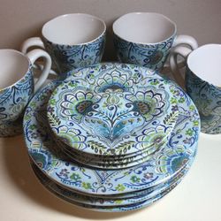 🔥222 Fifth “Aisha” 4-PIECE DINNER SET🔥Like New🔥Only $90🔥Easy Meet-up at Mothers Market 92627