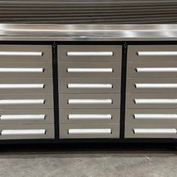 Stainless Steel Storage Cabinet With Workbench