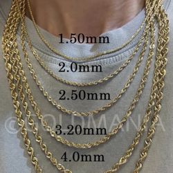 All Kind Of Gold Chains Available 