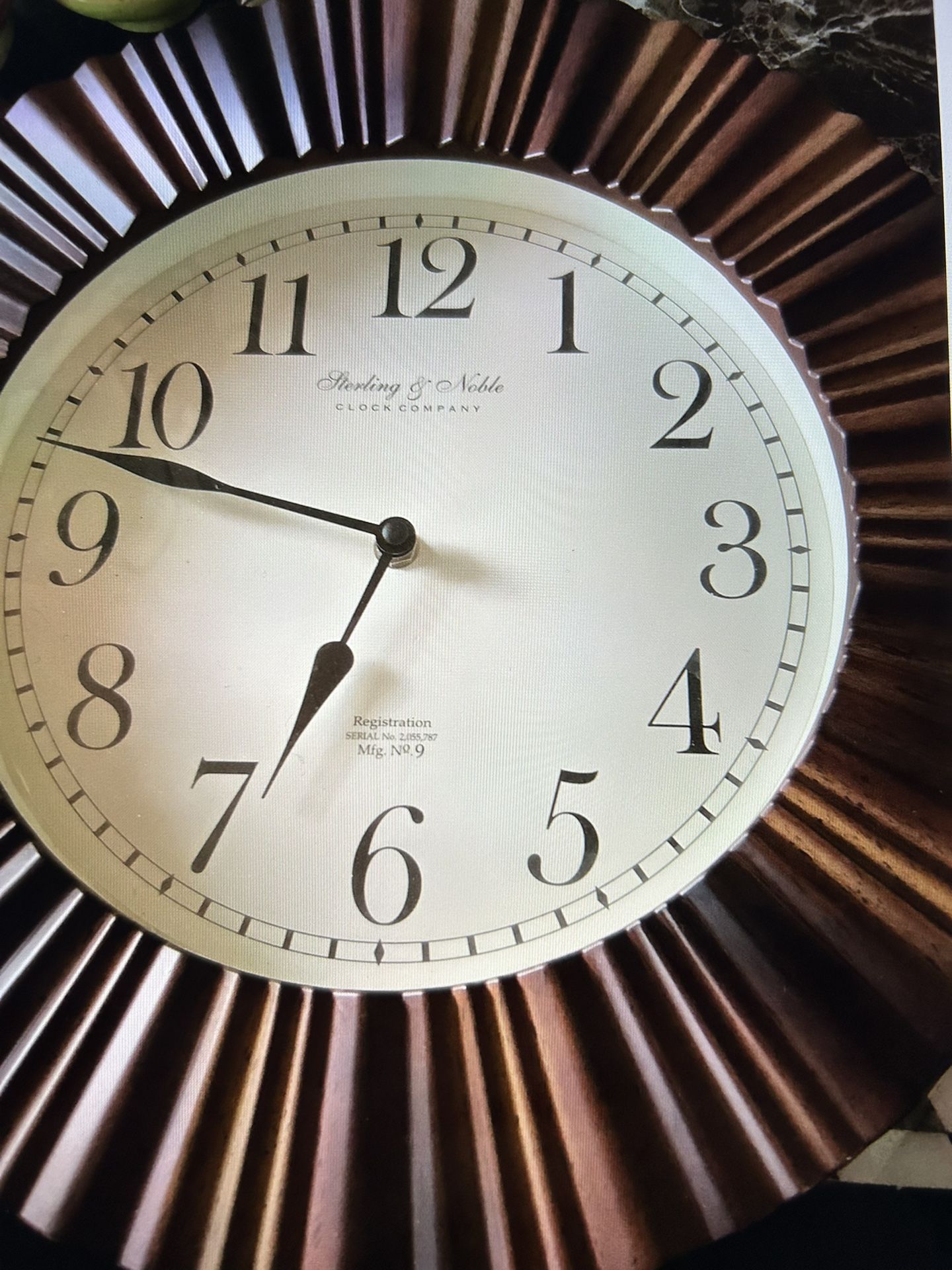 Sterling &noble Clock