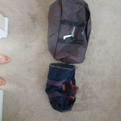 2 DUFFEL BAGS