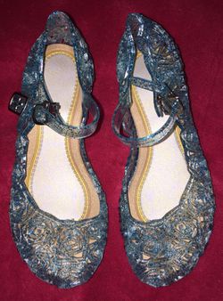 Elsa shoes jellies size 12 & 12.5