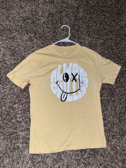 Brown smile  graphic t-shirt