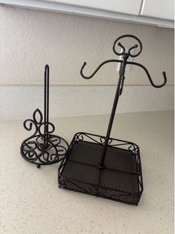 Porta tazas y porta rollo de cocina de Princess House