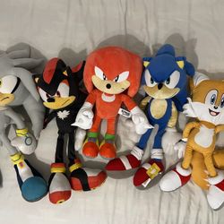 Sonic The Hedgehog Stuffed Animal Plushie’s 