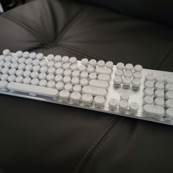 White Mechanical Keyboard