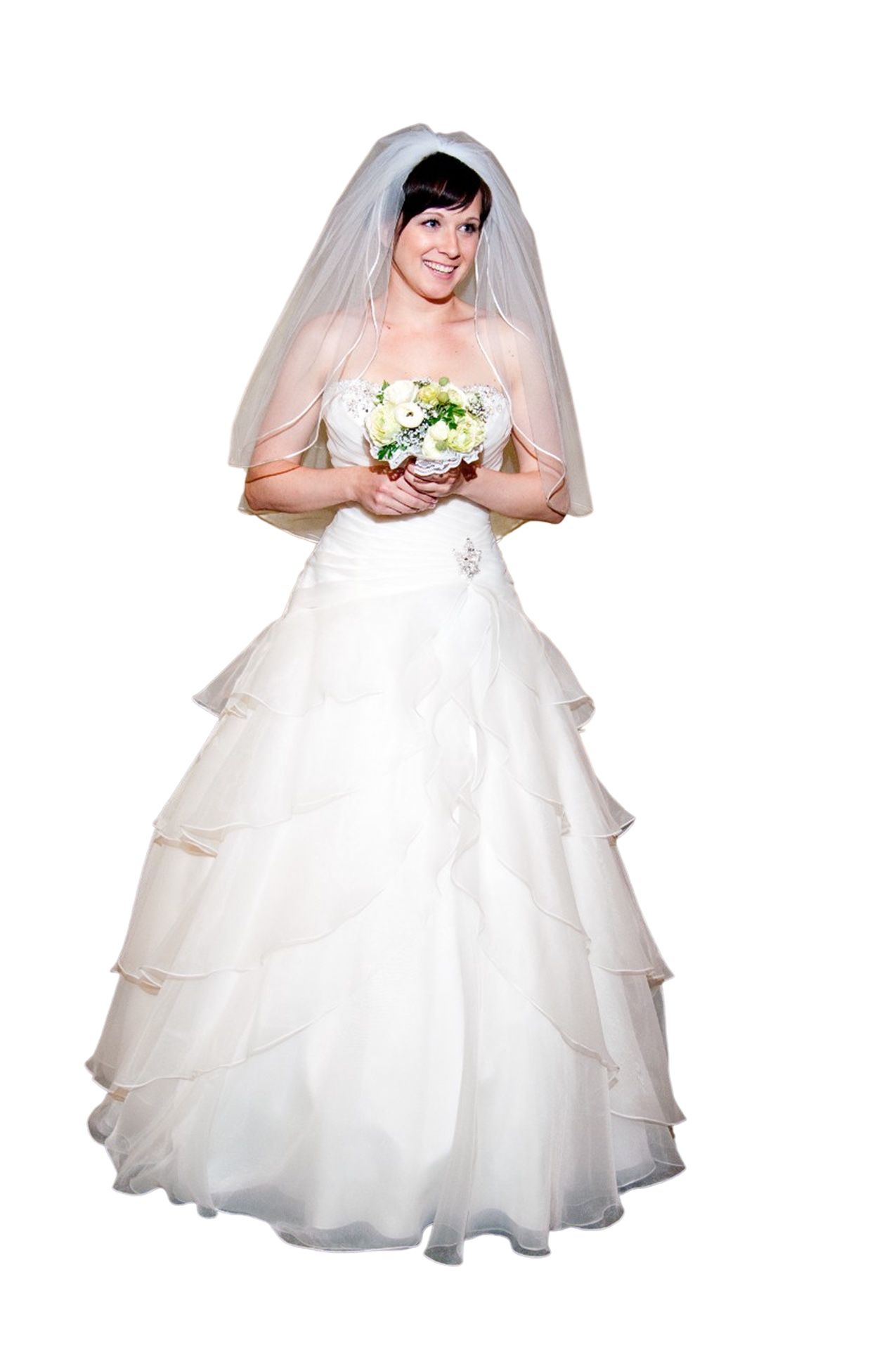 Custom sweetheart ballgown wedding dress