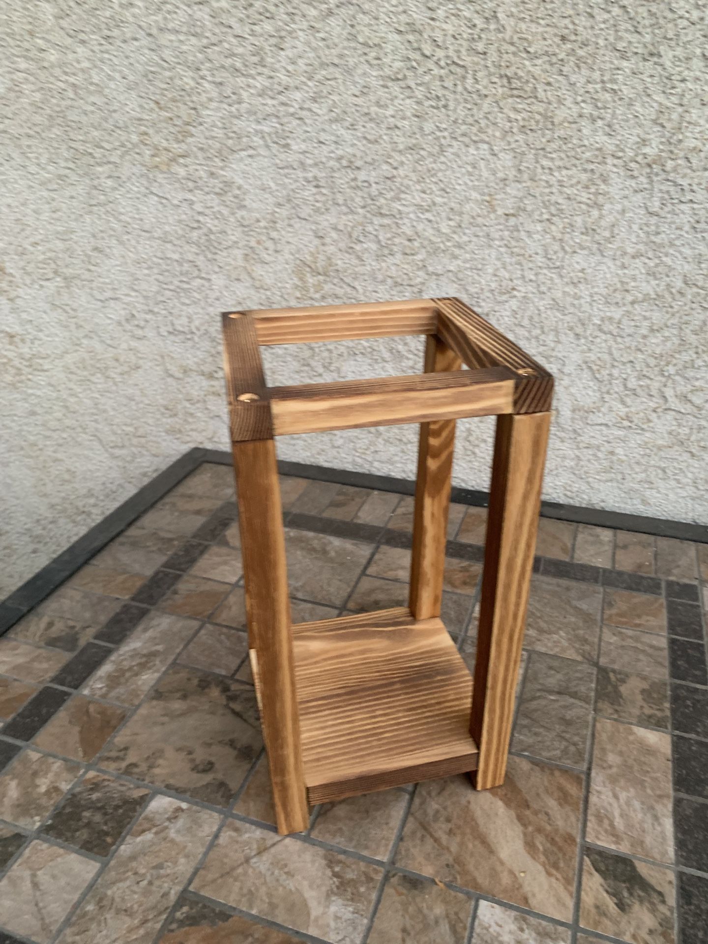 Wood Candle Holder