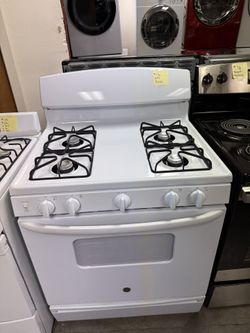 White Ge Stove 