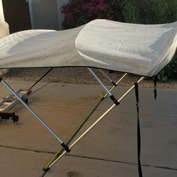 Boat Bimini Top - 78 Inch Wide