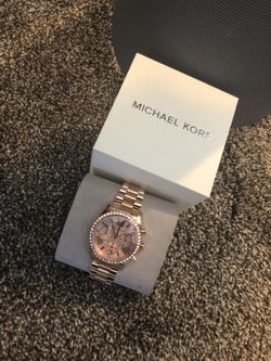 Michael Kors Rose Gold Women’s Watch! Tax Time Deal! 