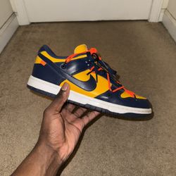 Nike Off White Dunk University Gold Size 10 $150‼️