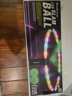 New in box Brookstone LED Slam Ball Set