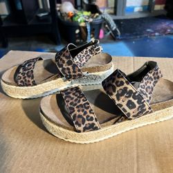 madden girl sandals Cheetah Print