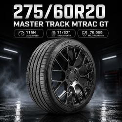 🔥 275/60R20 MASTER TRACK MTRAC GT Tires 🔥