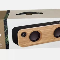 House of Marley Get Together Mini: Portable Speaker Wireless Bluetooth Wood Open Box