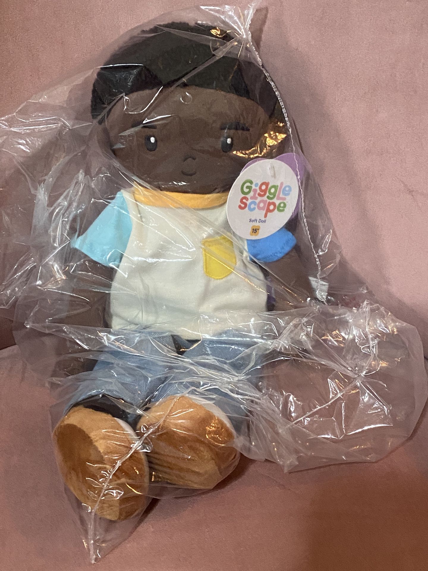 15-inch soft boy doll from the Gigglescape brand