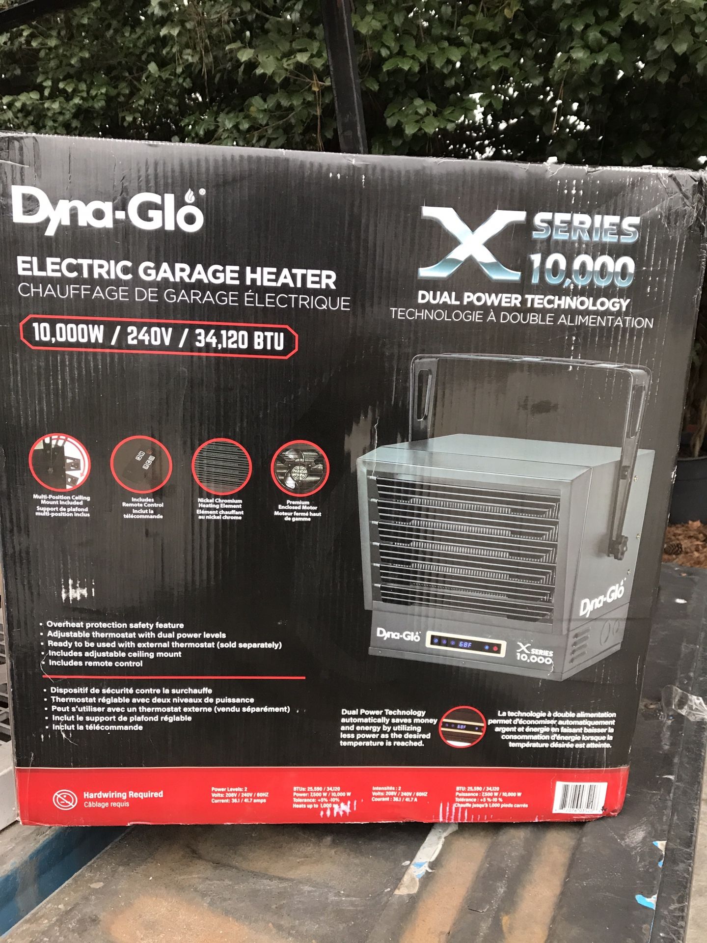 10000 Watt Eg10000dgp Dyna Glo 10,000 BTU Garage Heater For Sale