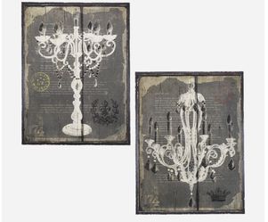 Chandelier wall art