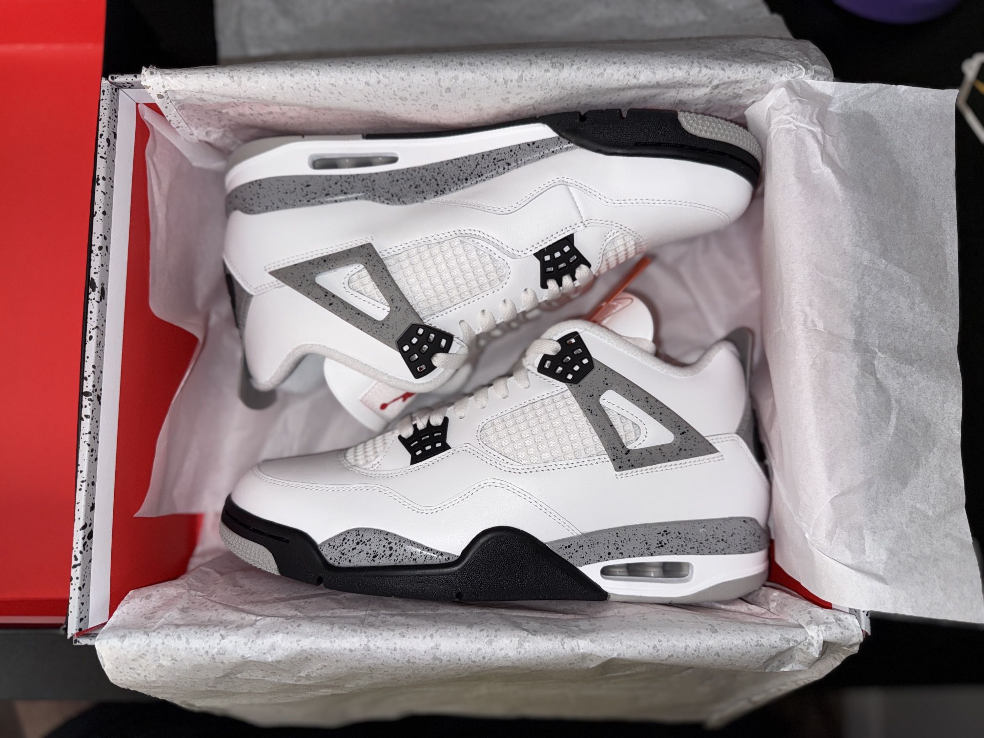 Air Jordan 4 Retro White Cement (2025) Size 11.5