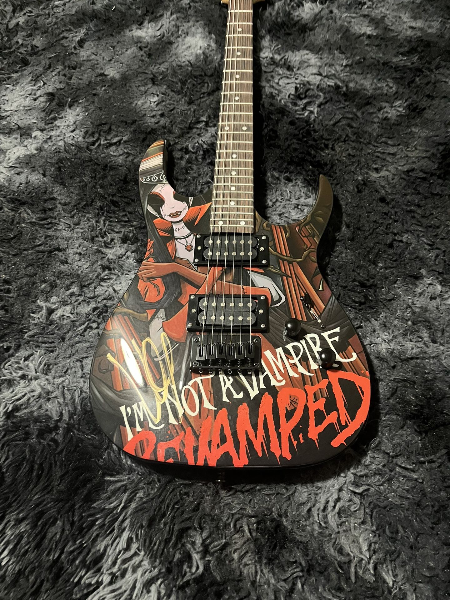 falling in reverse signed Guitar