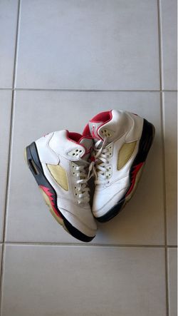 Jordan 5 fire red size 10.5