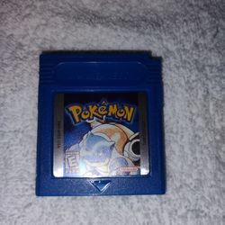 Pokemon Blue Edition Game Boy Video Game Nintendo Gameboy 