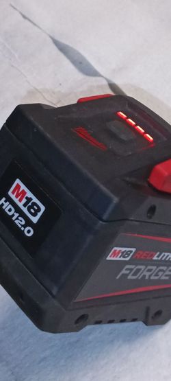 Milwaukee battery red lithium FORGE m18 HD 12.0