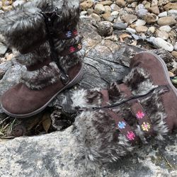 Toddler Faux Fur Boots 